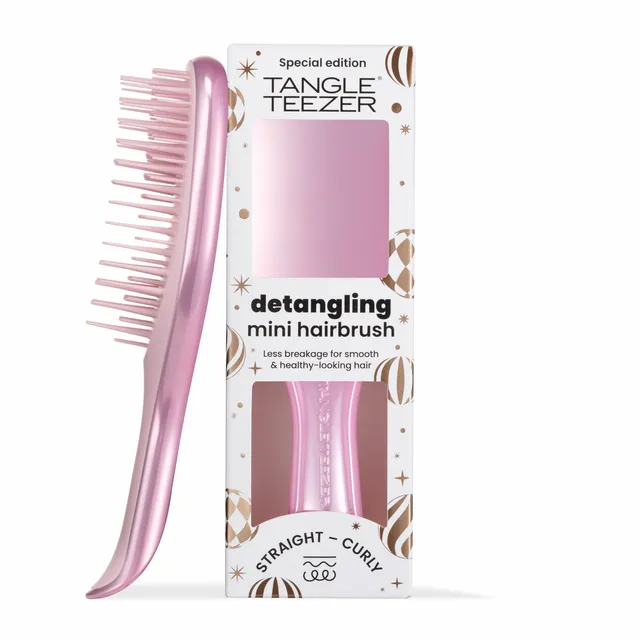 Tangle Teezer Mini Ultimate Detangler Chrome - Satin Pink