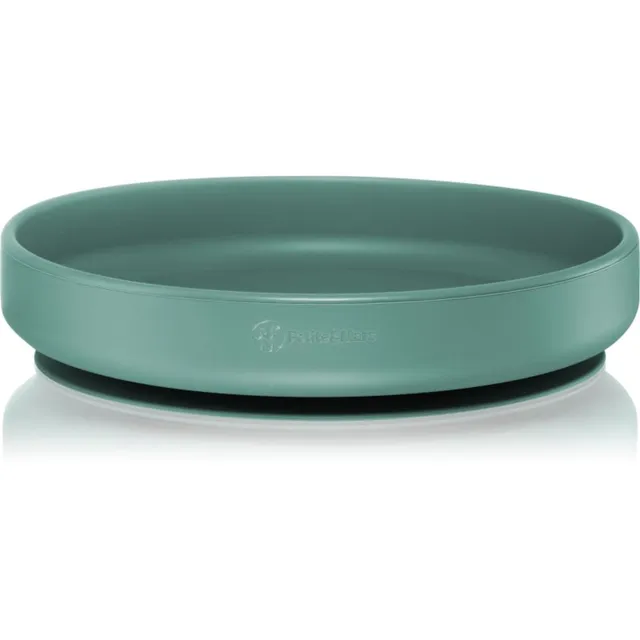 Petite&Mars Take&Match Silicone Plate taldrik iminapaga Misty Green 6 m+ 1 tk