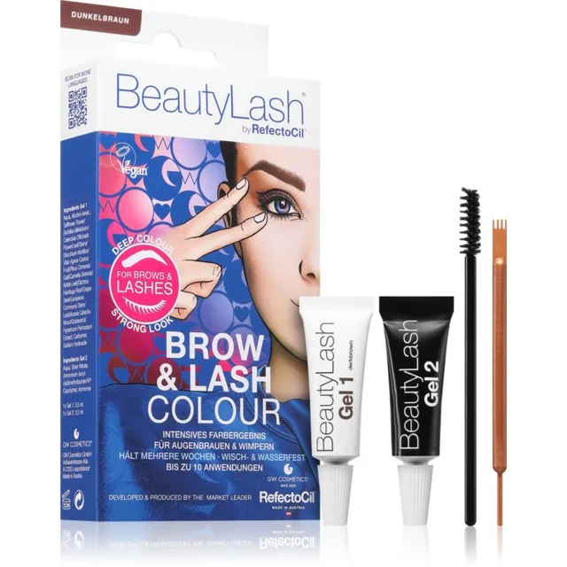 RefectoCil BeautyLash Brow & Lash Colour Kulmuvärv ripsmetele ja kulmudele varjund Dark Brown 1 tk