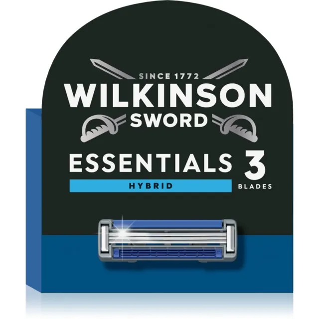 Wilkinson Sword Essentials 3 Hybrid Asendusterad 4 tk