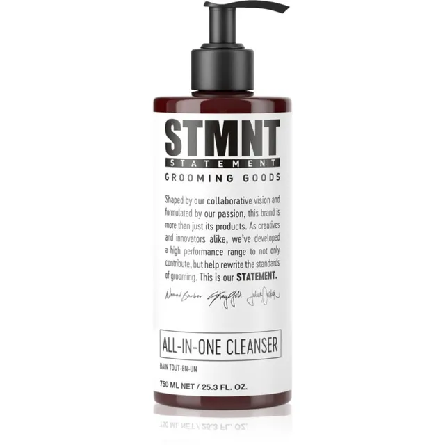 STMNT Care All-In-One Cleanser Šampoon juustele, habemele ja kehale 750 ml