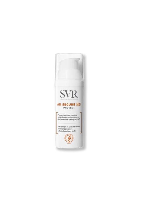 SVR AK SECURE DM PÄIKESEKAITSEVAHEND MITTEMELANOOMSE NAHAVÄHI JA AKTIINILISE KERATOOSI PROFÜLAKTIKAKS SPF50+ 50ML