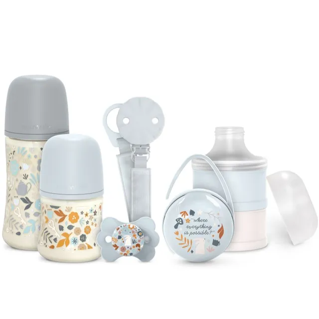 Suavinex Wonderland Baby Set Blue Kinkekomplekt beebide jaoks