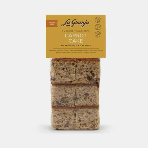 Gluteeni- ja laktoosivaba porgandikook 350g