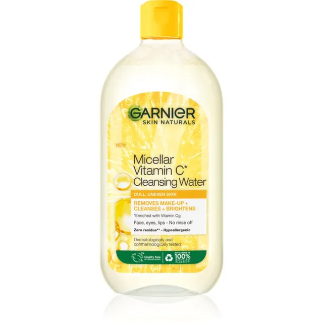Garnier Vitamin C Mitsellaarvesi puhastamiseks ja meigi eemaldamiseks 700 ml