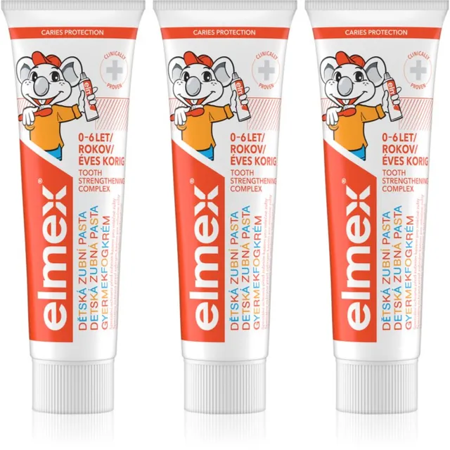 Elmex Caries Protection Kids Hambapasta lastele 3 x 50 ml