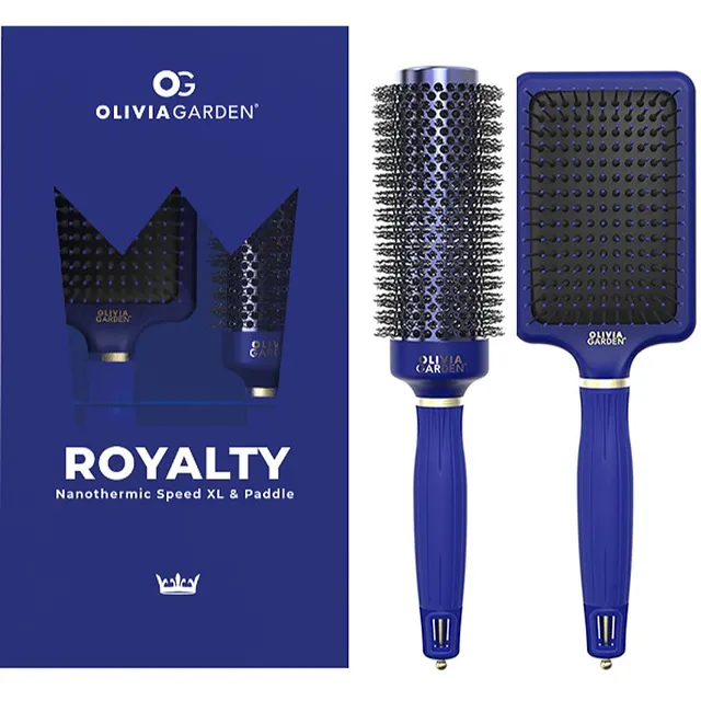 Olivia Garden Royalty Kinkekomplekt kammimise kergendamiseks