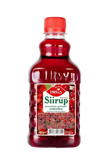 Heliis siirup punasesõstra- ja maasikamaitseline 0,5L