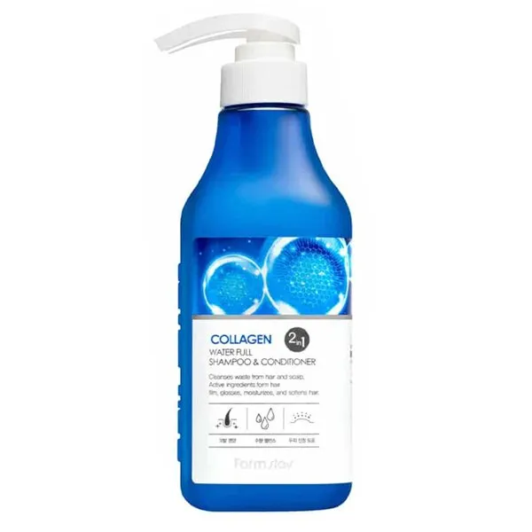 FARM STAY Collagen Water Full Shampoo & Conditioner 530ml