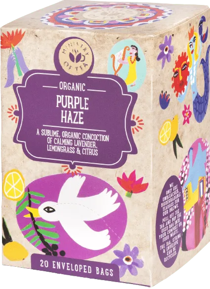 Tee sidrunheina ja lavendliga Purple Haze, ökoloogiline