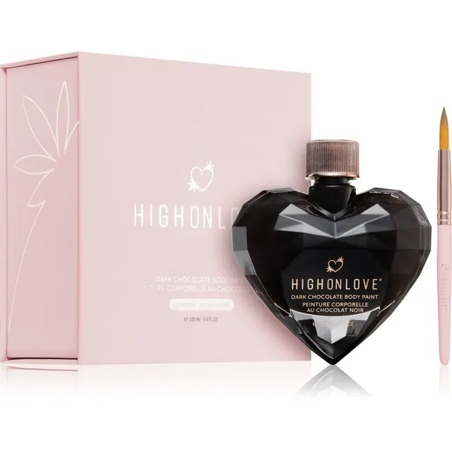 High on Love DARK CHOCOLATE BODY PAINT šokolaad kehale 100 ml