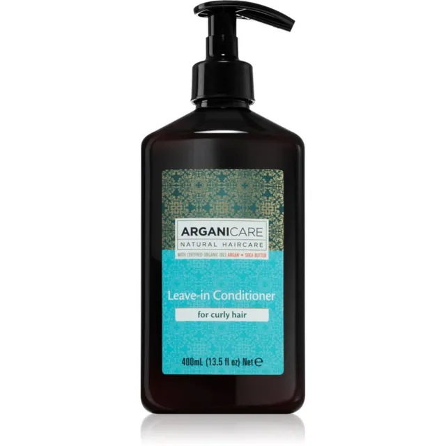 Arganicare Argan Oil & Shea Butter Leave-In Conditioner Juustesse jäetav palsam lokkis juustele 400 ml