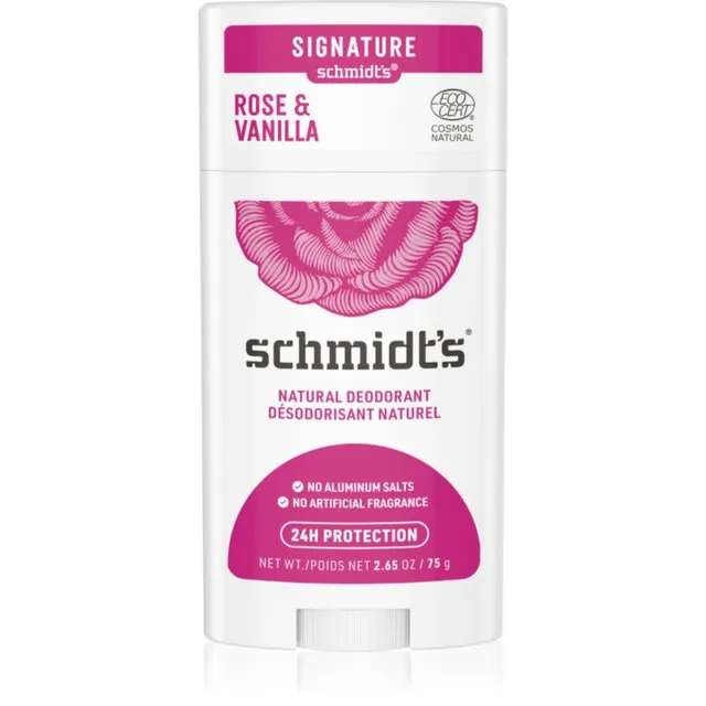 Schmidt's Rose + Vanilla Pulkdeodorant 75 g