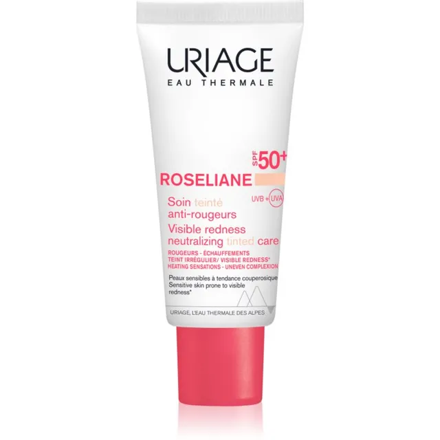 Uriage Roseliane CC Cream SPF 50+ Punetust korrigeeriv CC kreem SPF 50+ varjund Light Tint 40 ml