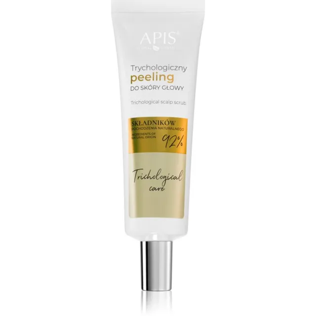 Apis Natural Cosmetics Trichological Care Ensümaatiline koorimine juustele ja peanahale 80 ml
