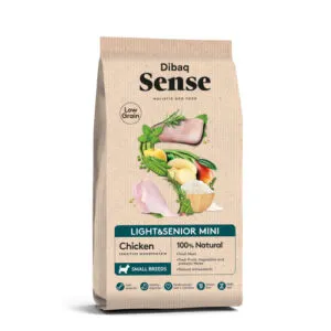 Dibaq Sense LG Light/Senior väikest tõugu koeratoit 2kg