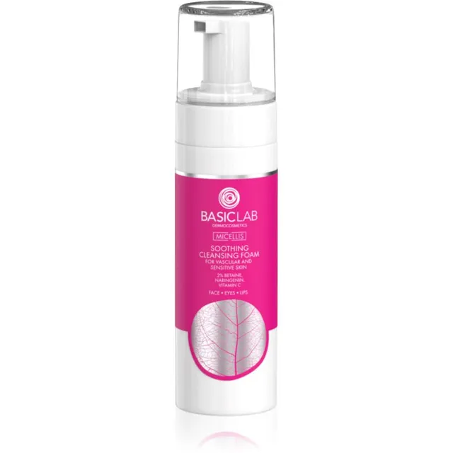 BasicLab Dermocosmetics Micellis Õrn puhastusvaht tundlikule ja punetavale nahale 150 ml