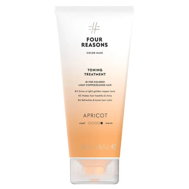 Hooldav ja tooniv juuksemask värvitud juustele Apricot 200ml