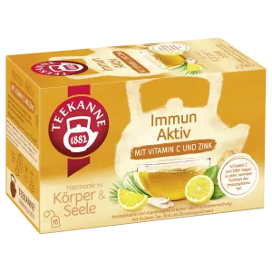 Taimetee Immun Aktiv vitamiin C ja tsingiga 18pk, TEEKANNE, 32,4 g
