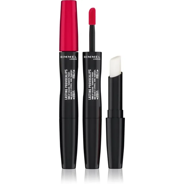 Rimmel Lasting Provocalips Double Ended Kauapüsiv huulepulk varjund 500 Kiss The Town Red 3,5 g