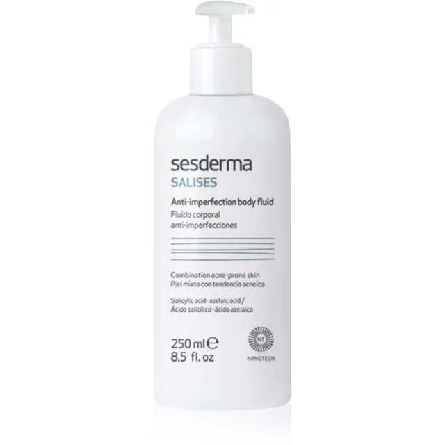 Sesderma Salises Anti-Imperfection Body Fluid Kehapiim akne hoolduseks 250 ml