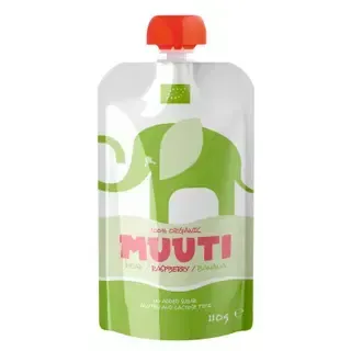 Mahe pirni-vaarika-banaanipüree, MUUTI, 110 g