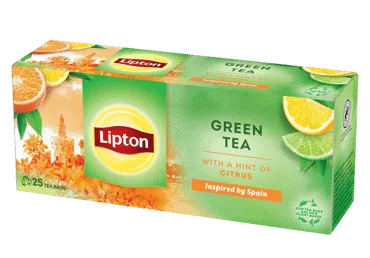 Roheline tee Tsitrus LIPTON 20x1.3g