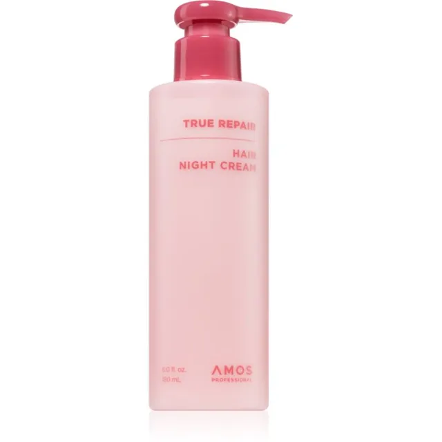 AMOS PROFESSIONAL True Repair Hair Night Cream Intensiivne ööhooldus kahjustatud juustele 180 ml