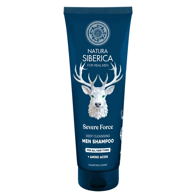 NATURA SIBERICA Men Arctic Wild Severe Force Deep Cleansing Shampoo 200ml