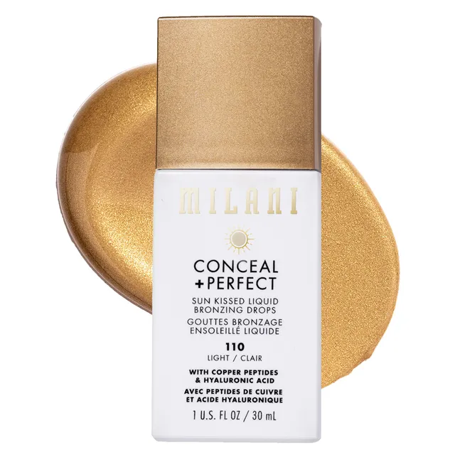 MILANI Conceal + Perfect Sun Kissed Liquid Bronzing Drops No.110 Light 30ml