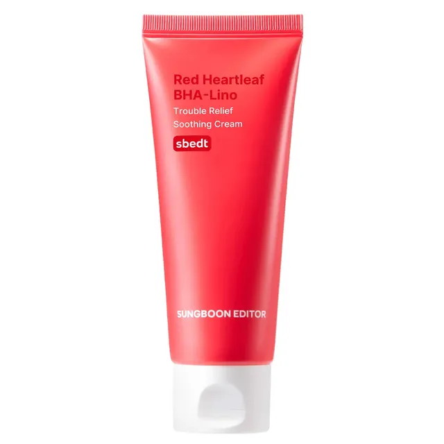 SUNGBOON EDITOR Red Heartleaf BHA-Lino Trouble Relief Soothing Cream 50ml