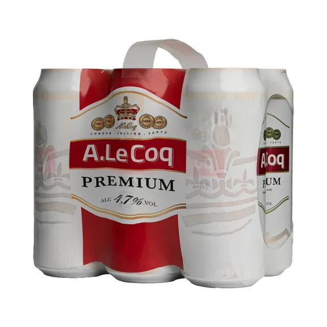 Hele õlu Premium 6-pakk, A. LE COQ, 6 x 500 ml purk