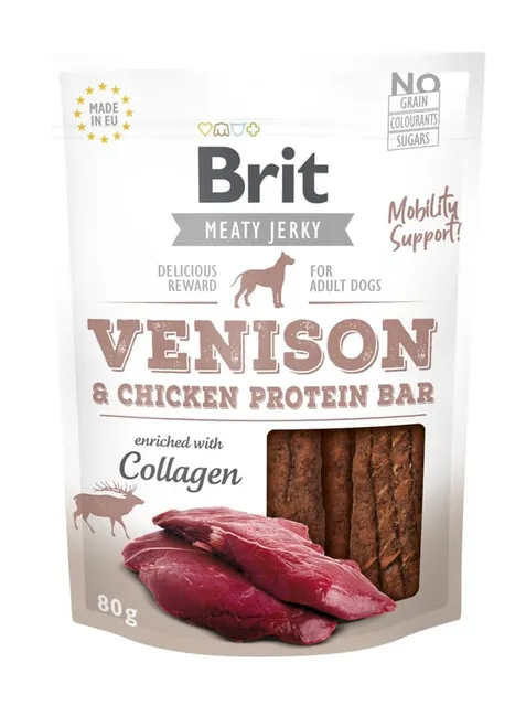 Brit Care Protein Bar koera maius, hirv, 80 g
