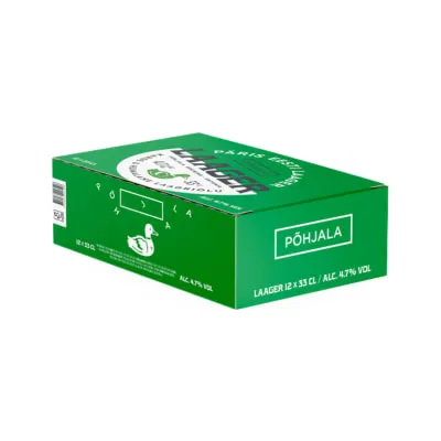 Õlu Põhjala Laager 4,7%vol 12x0,33l