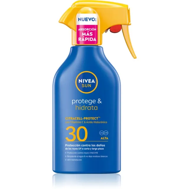 NIVEA SUN Protect & Moisture Niisutav päevituspihusti SPF 30 270 ml