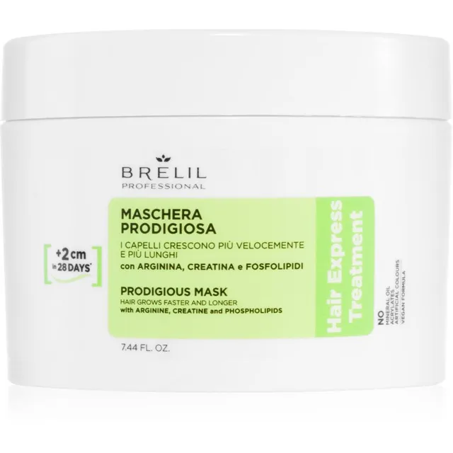 Brelil Professional Hair Express Prodigious Mask Mask juuksejuurte tugevdamiseks ja juuksekasvu parandamiseks 220 ml