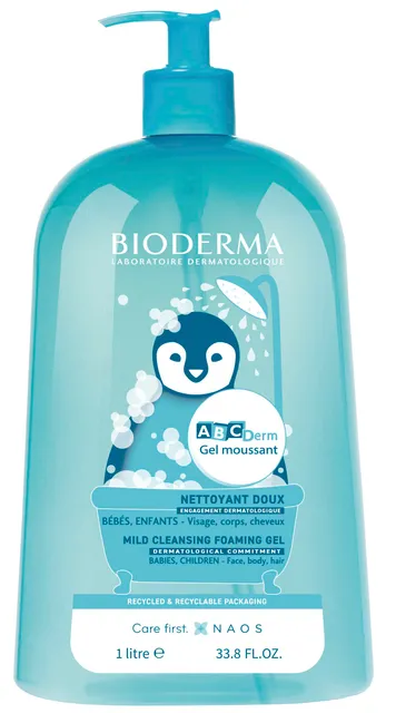 BIODERMA ABCDERM DUSHIGEEL 1000ML