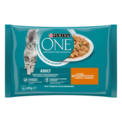 Kassisööt One Adult kanaga 4x85g