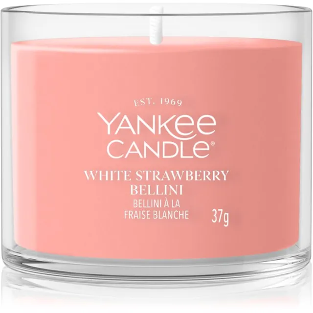 Yankee Candle White Strawberry Bellini votiivküünal 37 g