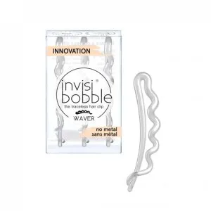Invisibobble Waver Crystal Clear juukseklamber 3tk