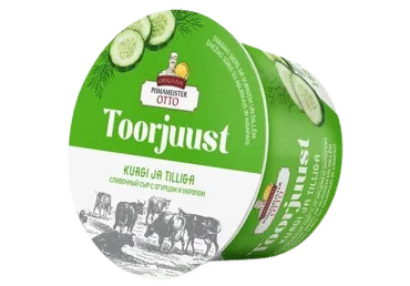 Piimameister Otto toorjuust kurgi ja tilliga 150g