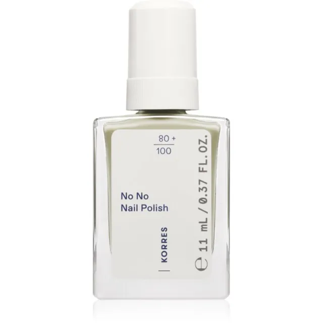 Korres No No Nail Polish Toitev küünelakk varjund 82 Mint Green 11 ml