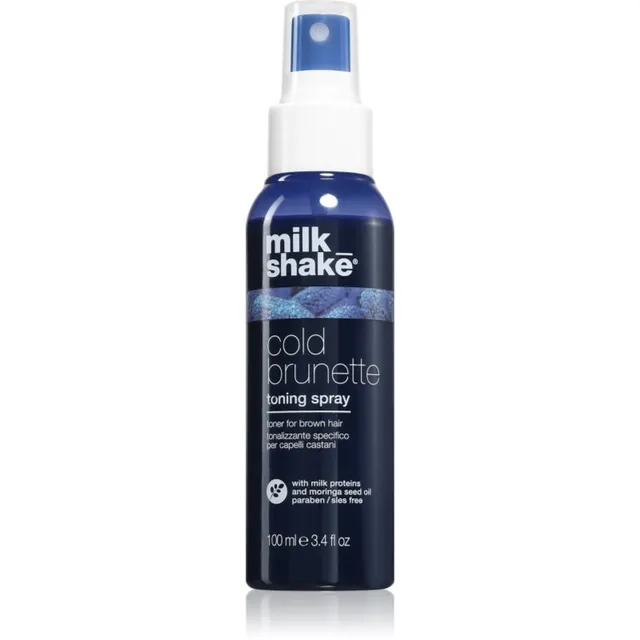 milk_shake® Cold Brunette Toning Spray Pihusti messingitoone neutraliseeriv 100 ml