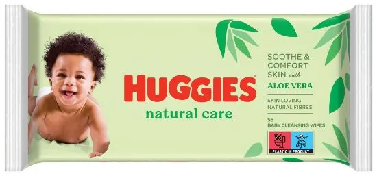 Huggies niisked salvrätikud Natural Care 56tk
