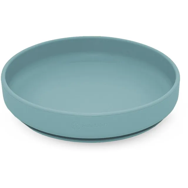 Petite&Mars Take&Match Silicone Plate taldrik iminapaga Frosted Sky 6m+ 1 tk