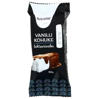 Kohuke vanilli laktoosivaba, SAARE, 40 g