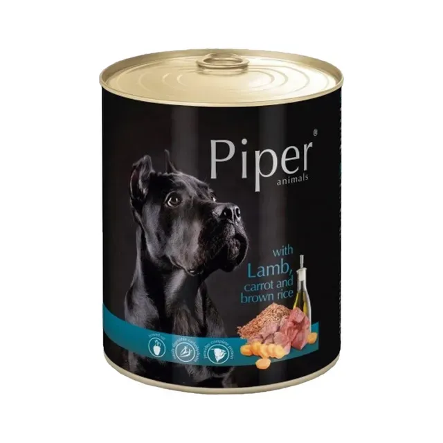 Täissööt koertele lambaliha ja porgandiga, PIPER, 400 g