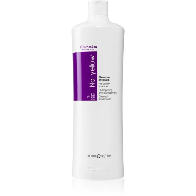 Fanola No Yellow Shampoo Šampoon kollaste toonide neutraliseerimiseks 1000 ml