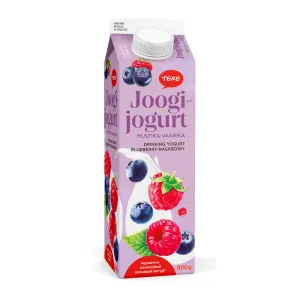 Joogijogurt mustika-vaarika, TERE, 900 g