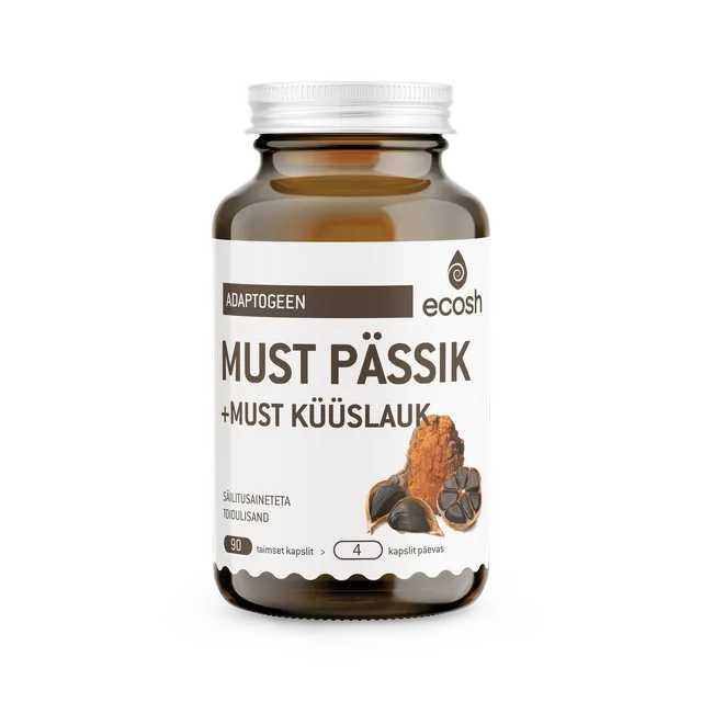 ECOSH MUST PÄSSIK+MUST KÜÜSLAUK KAPSLID N90